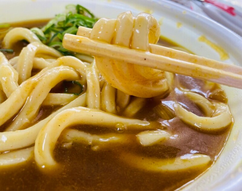 こってり風味がクセになる！　カレーうどん