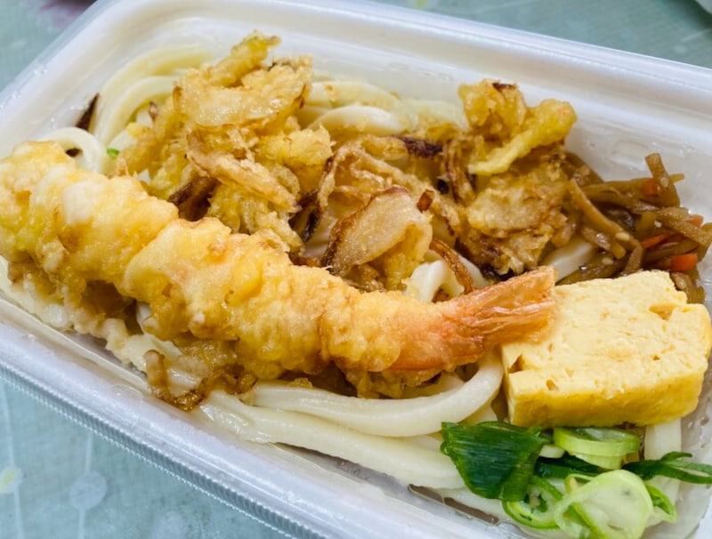 丸亀製麺の持ち帰り弁当「えび天うどん弁当」