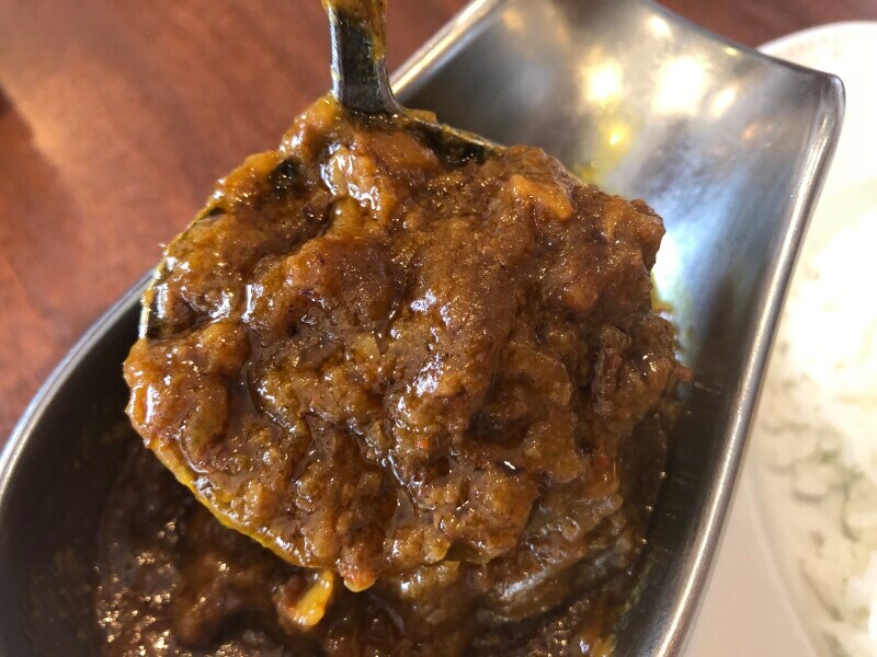 ロイヤルホストの「ビーフジャワカレー」の野菜は玉ねぎのみ