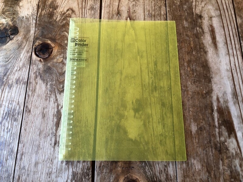 セリアの「カラーバインダー B5」