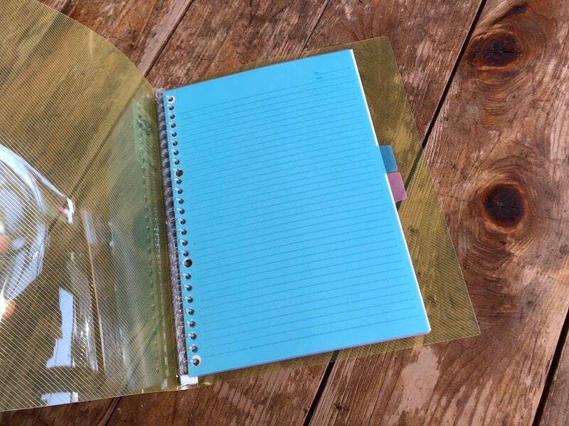 「カラーインデックス」はバインダーと一緒に使いたい