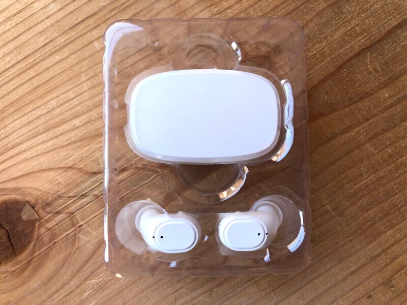 ダイソーの新型「完全ワイヤレスイヤホン」には充電ケースとイヤホンが入っている