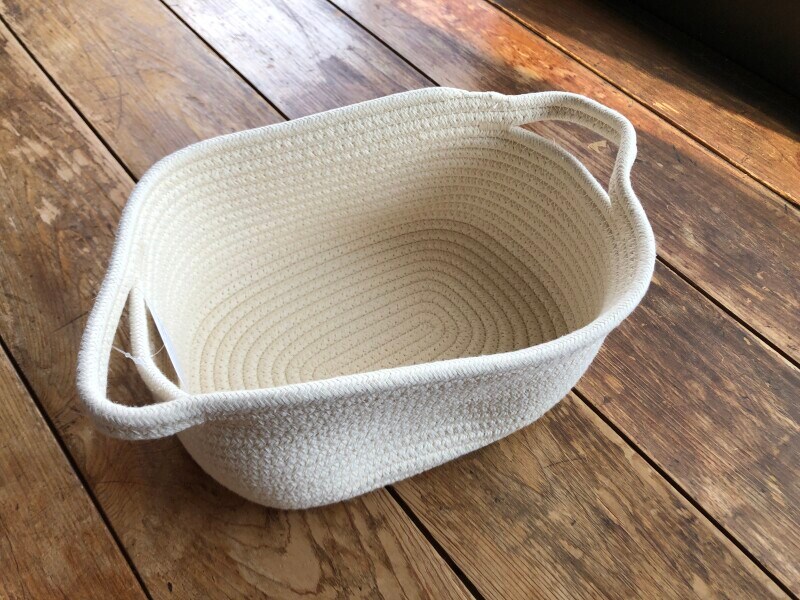 スタンダードプロダクツの「コットン収納（生成り）」