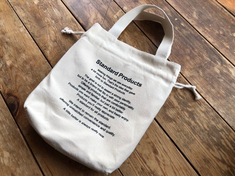 スタンダードプロダクツの「ランチ巾着バッグ」