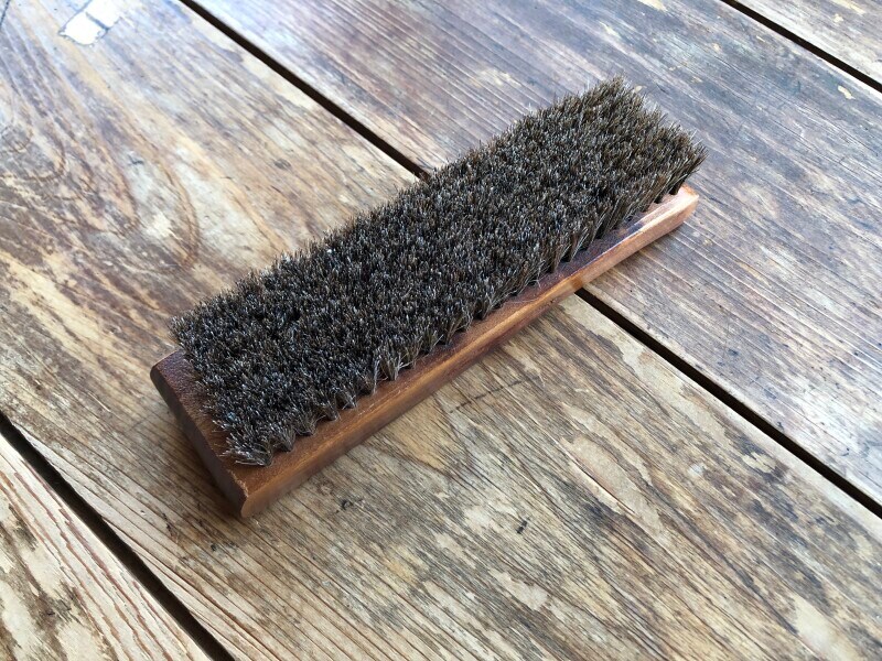 スタンダードプロダクツの「馬毛シューズブラシ（長方形）」