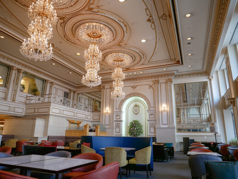 新横浜グレイスホテル1階のティーラウンジ「パレグレイス」