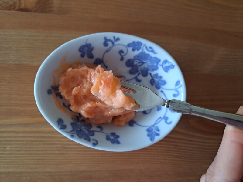 業務スーパーの「サーモンたたき」