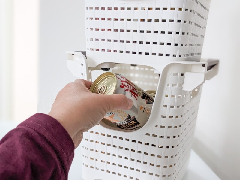 下段の取り出しもスムーズ