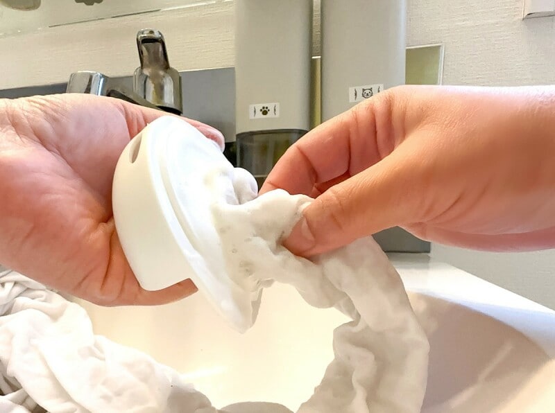 洗濯ミトン使い方