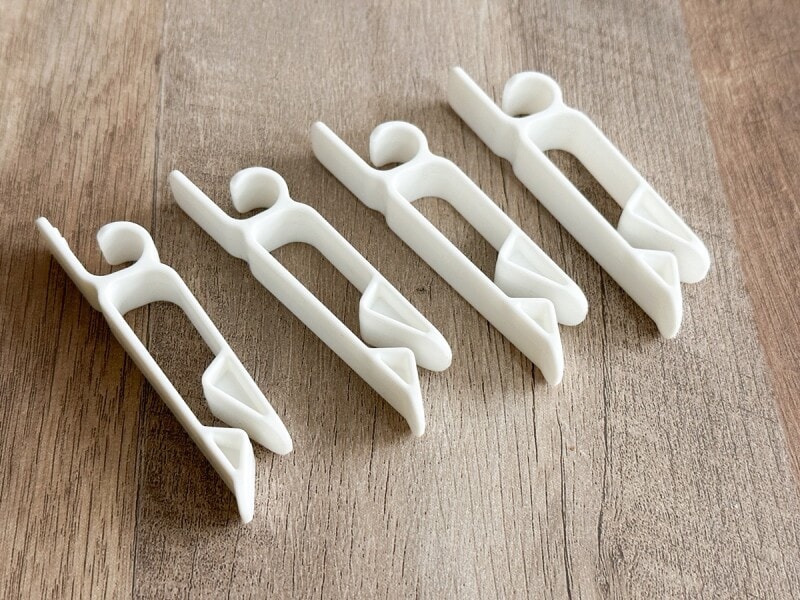 「ゴミ袋止めクリップ フック付き」