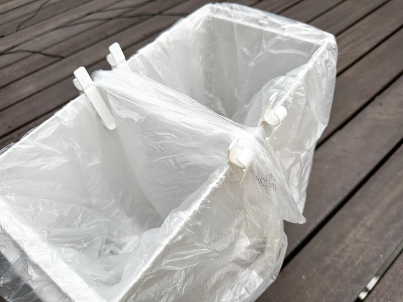 分別ゴミ箱の完成