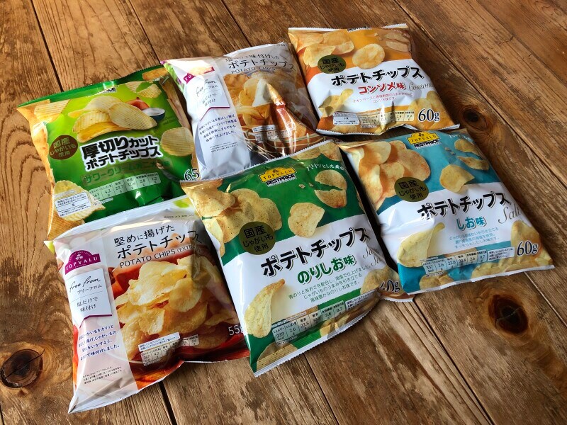 トップバリュでおすすめのポテトチップス