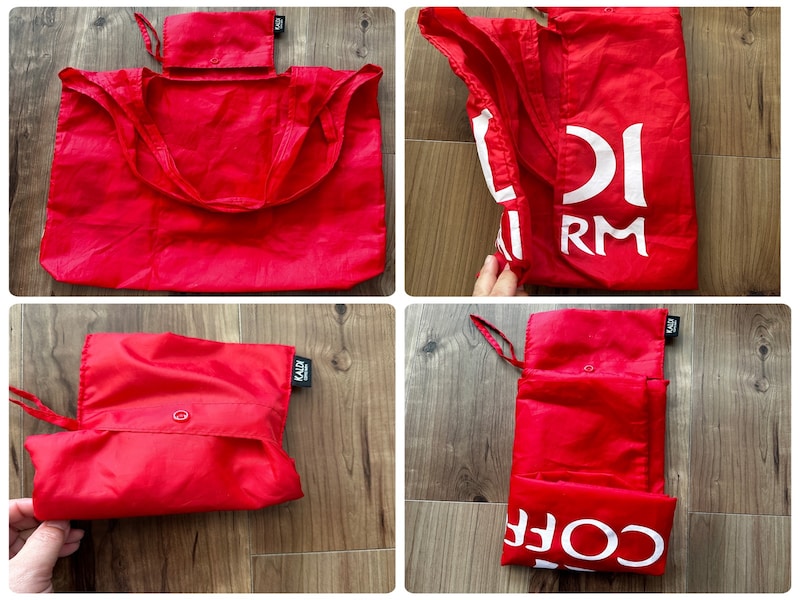 カルディエコバッグの折りたたみ方