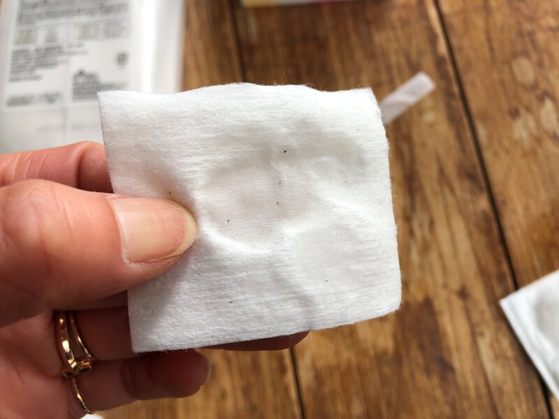 「コットンパフ　大容量タイプ」は化粧水の吸収もよく毛羽立ちにくい