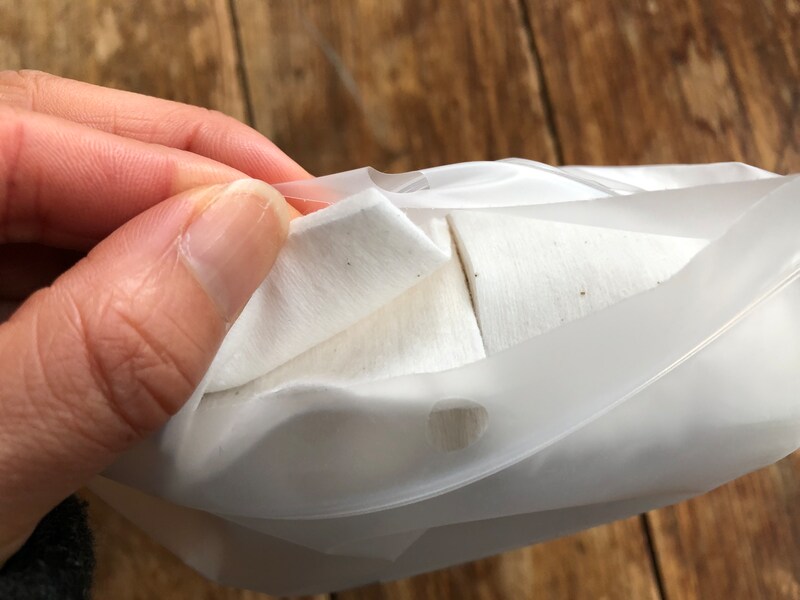 「コットンパフ　大容量タイプ」は取り出しにくさもある