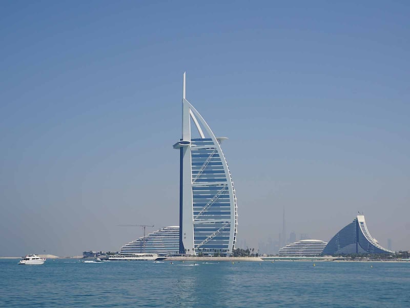 ドバイの7つ星ホテル「バージュアルアラブ」