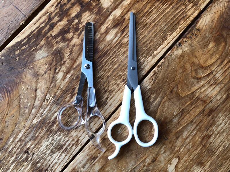 ダイソーの「散髪スキハサミ」と比較