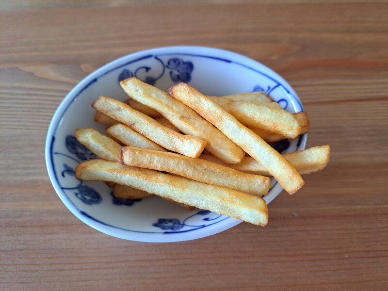 業務スーパーの「フライドポテト(シューストリングカット)」