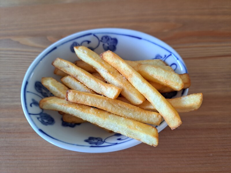 業務スーパーの「フライドポテト(シューストリングカット)」