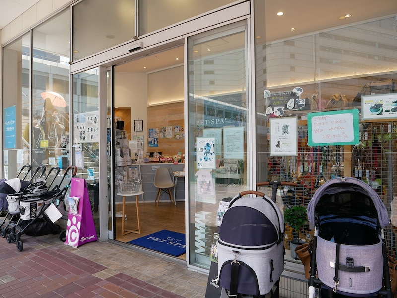 2F「PET-SPA(ペットスパ)」入口