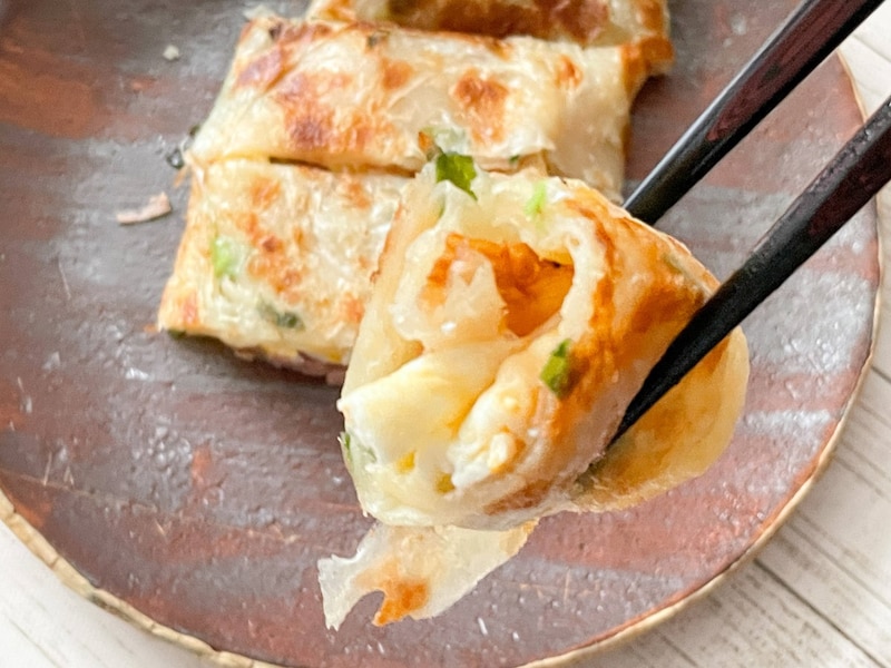 カルディ葱餅　食べ方