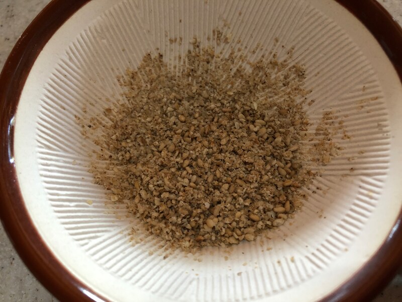 少し時間はかかるが、すりごまができた