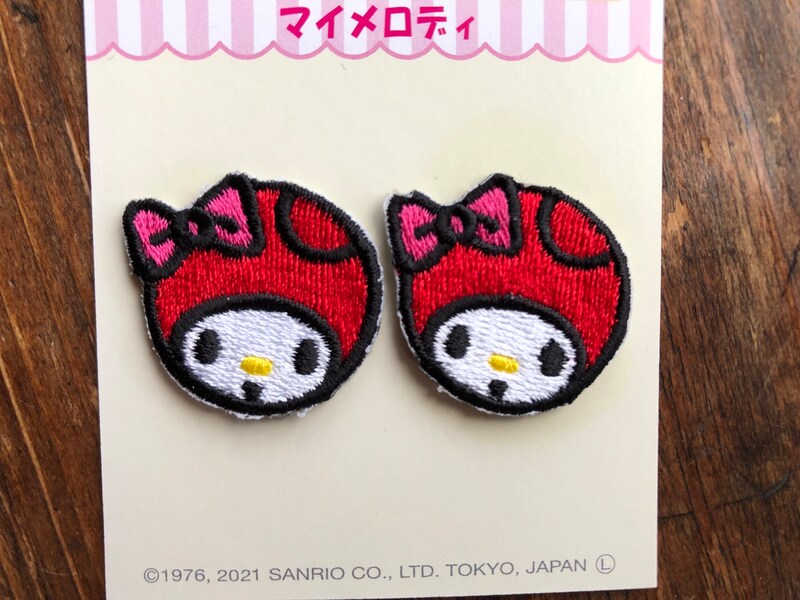 ダイソーの「ミニワッペン」はかわいいマイメロデザイン