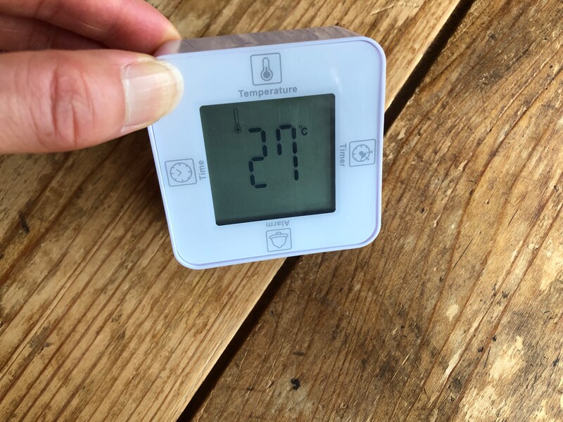 キャンドゥの「マルチスクエアタイマー」を回転させることで機能が変わっていく