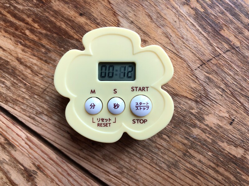 時間や秒のセットも簡単