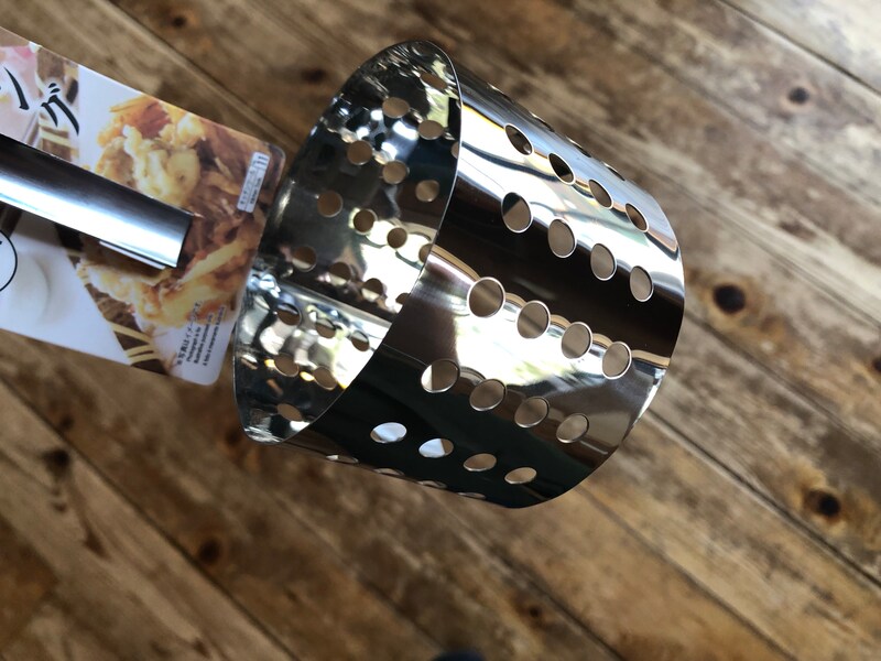 ダイソーの「かき揚げリング」は底がついていない