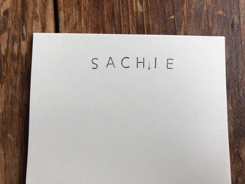 ダイソーの「お名前スタンプ　アルファベット」を使ってみる