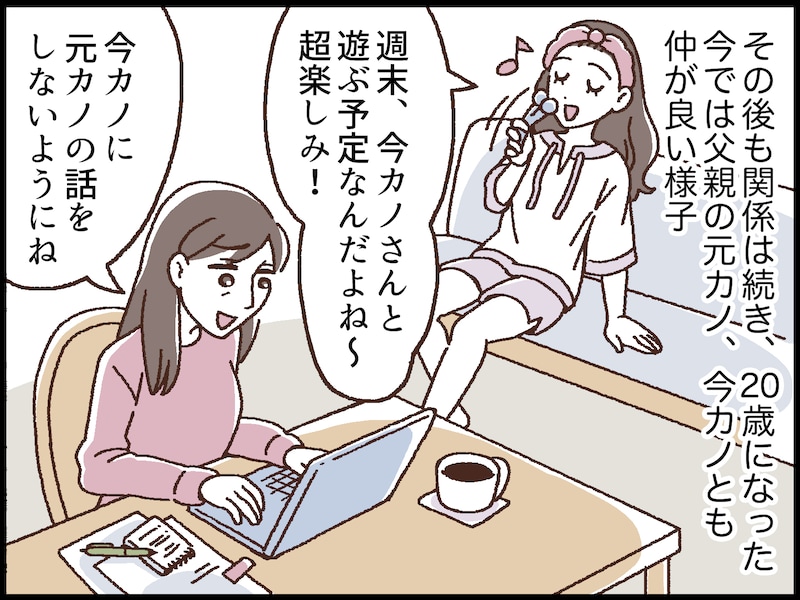 元夫に懐く娘にモヤモヤ……
