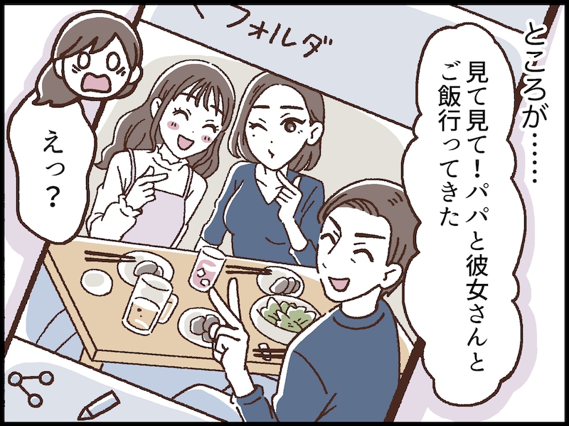 元夫に懐く娘にモヤモヤ……