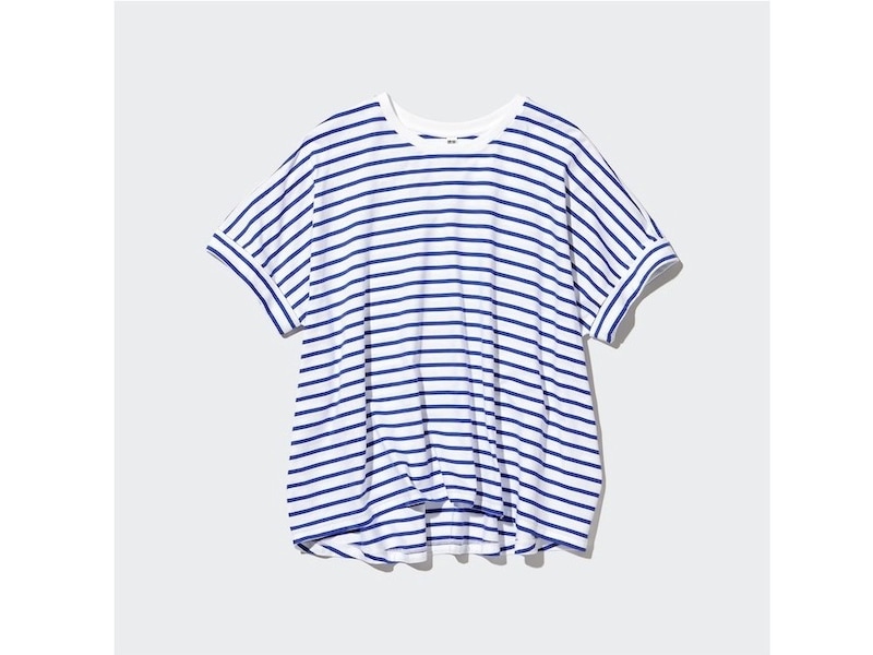 ユニクロ コットンオーバーサイズボーダーT 1990円(税込)