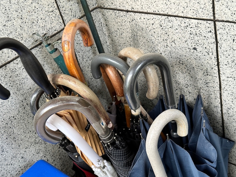 傘と傘立て