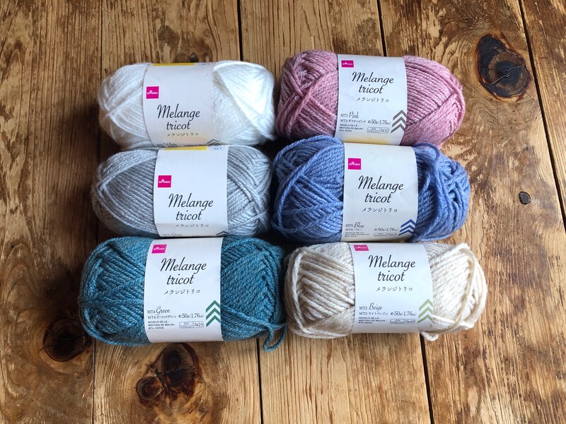 ダイソーの「メランジトリコ」6種類