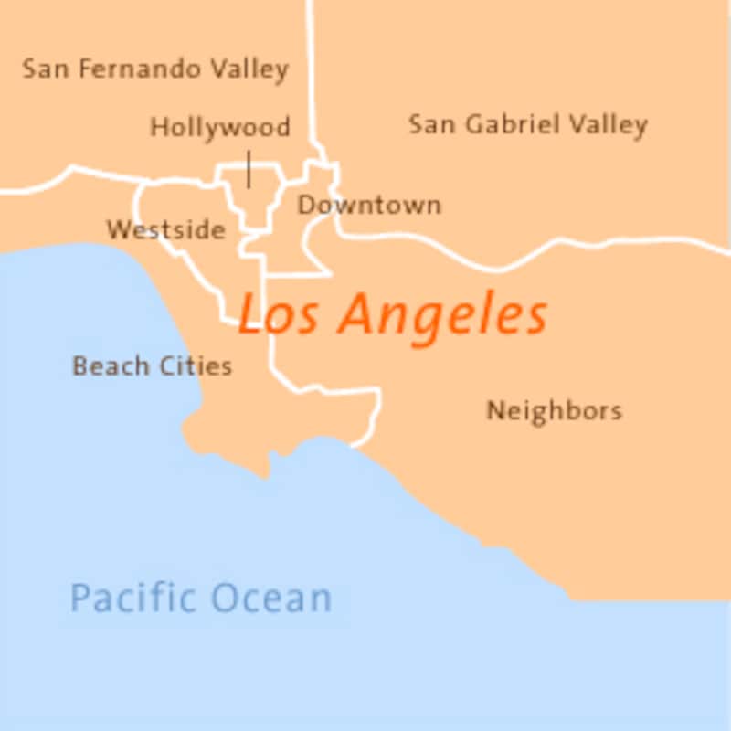 ロサンゼルス地図