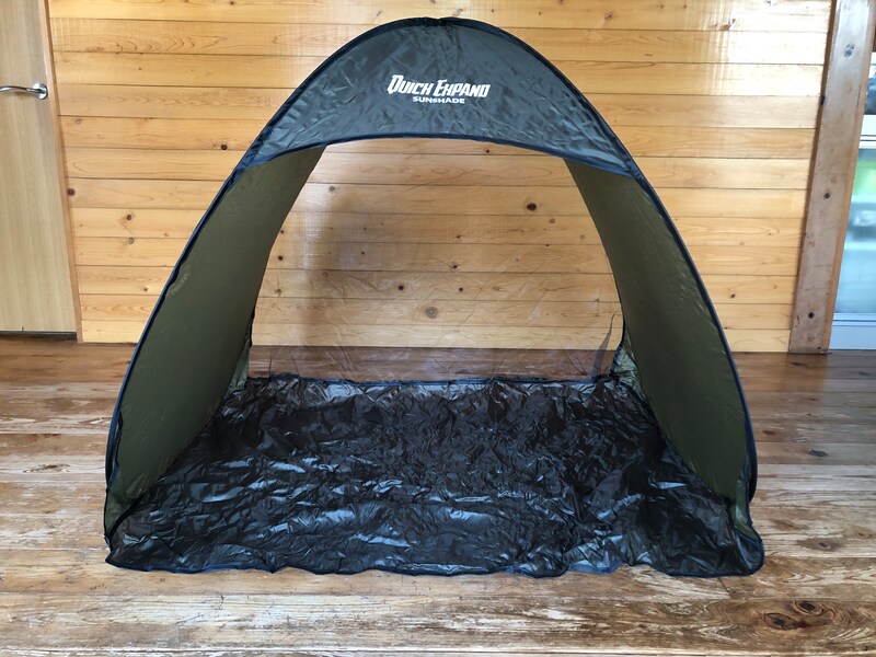 ダイソーの「クイックエクスパンドサンシェード」