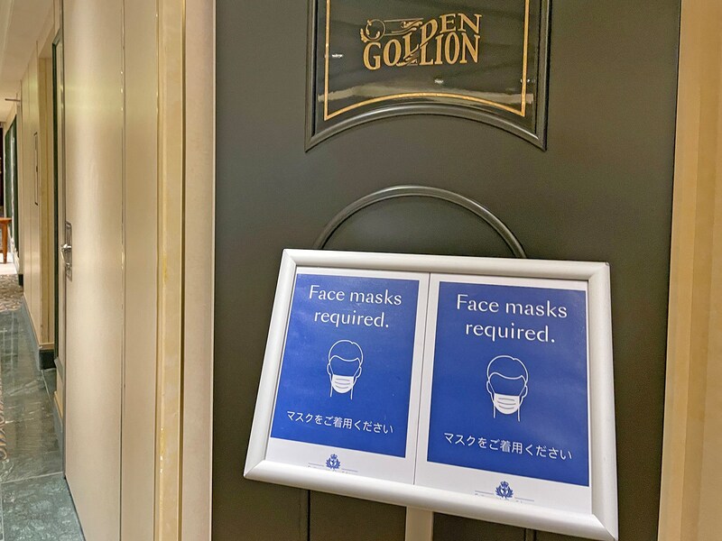 クルーズ船のマスク