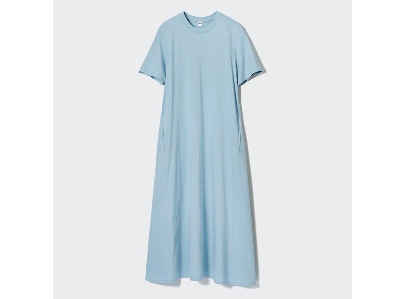 ユニクロ マーセライズコットンAラインワンピース 2990円(税込)