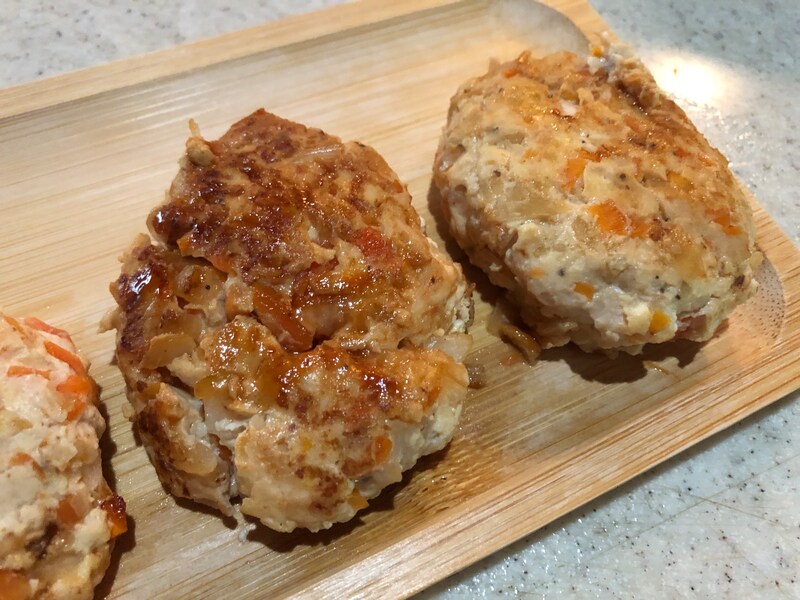 チキンハンバーグの完成！