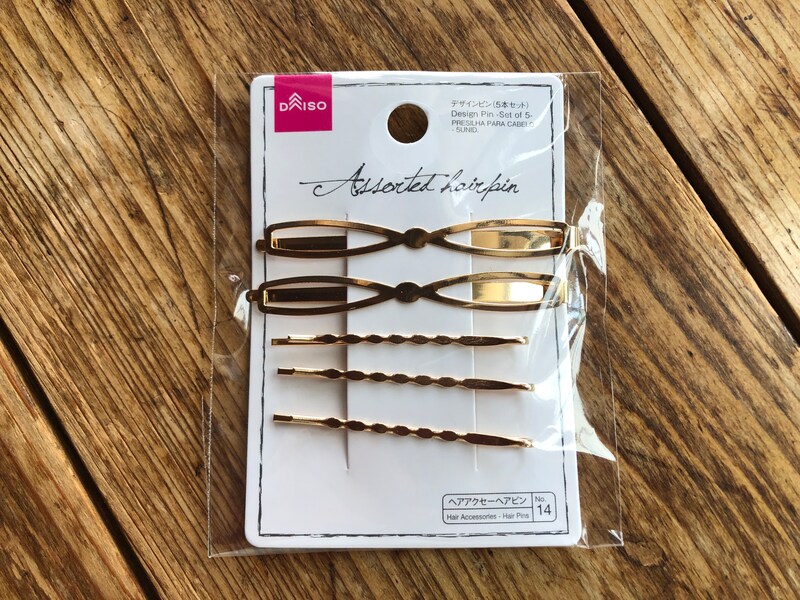 ダイソーの「デザインピン（5本セット）」
