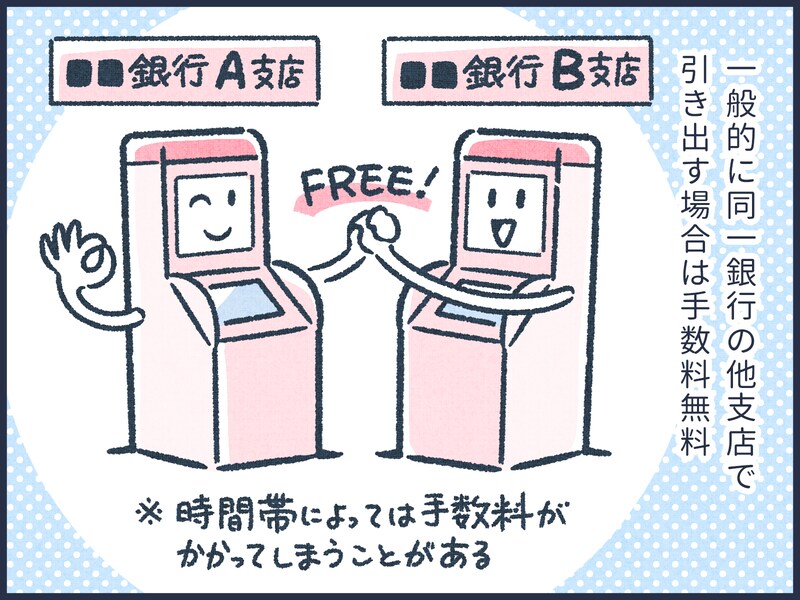 損しないATMの利用方法