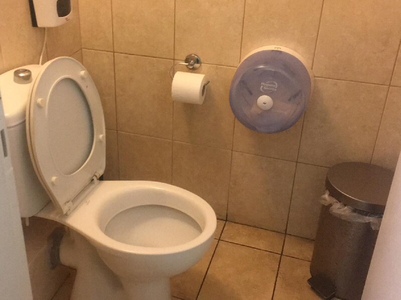 男女共用トイレの内部