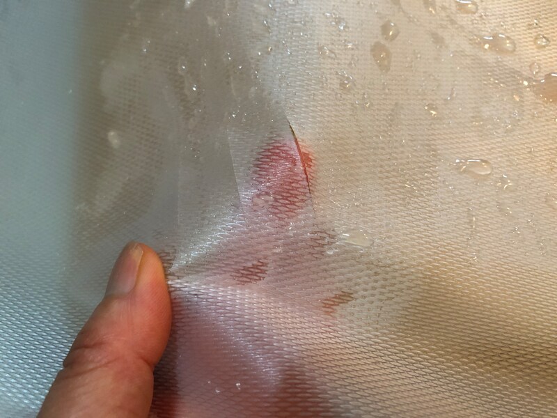 包丁の入れ方によっては「まな板シート」が切れてしまう