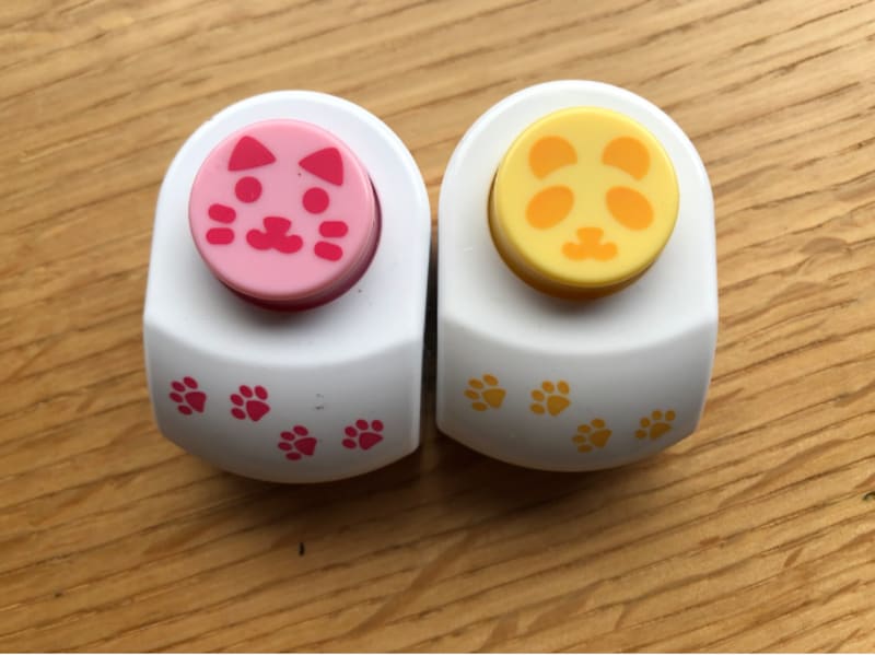 ダイソーの「のり用パンチ アニマル」