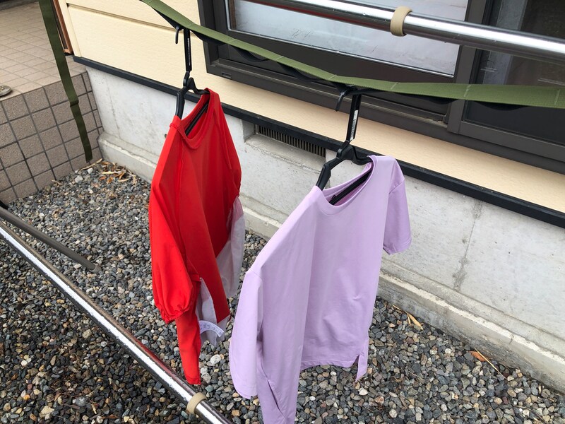 ダイソーの「キャンプ用ハンギングチェーン」は洗濯物も干せる