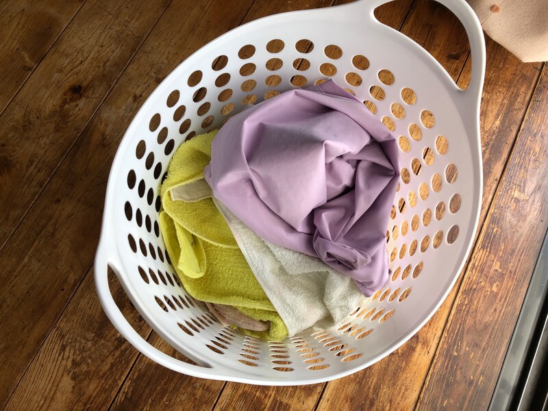 取り込んだ洗濯物も入れやすい