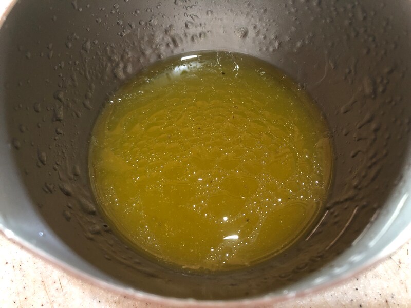 20秒ほどでドレッシングが完成