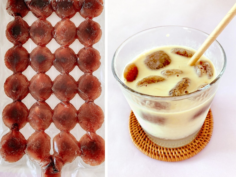 100均の氷バッグでオシャレなドリンク作り